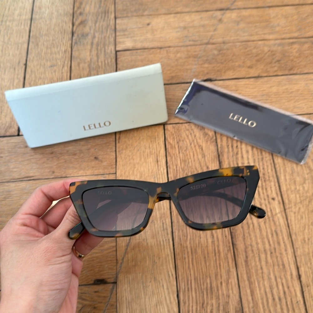 Lello Cleo Sunglasses in Tortoiseshell